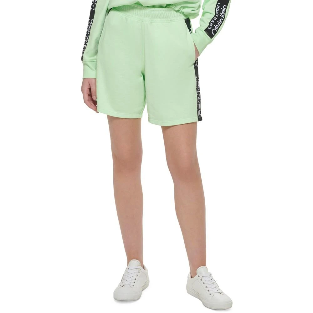 商品Calvin Klein|Women's Logo-Graphic Elastic-Waist Pull-On Shorts,价格¥172,第1张图片