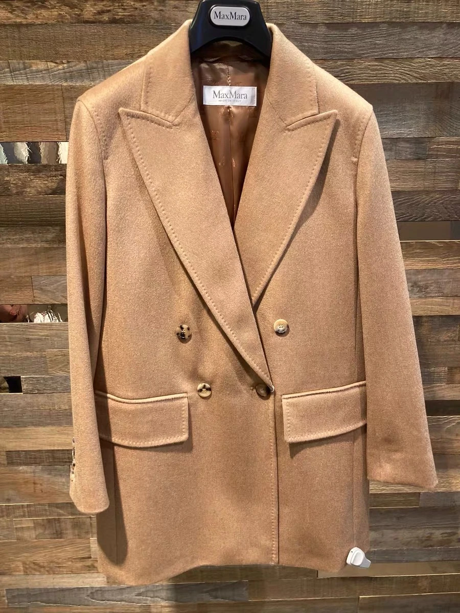 商品Max Mara|MAX MARA 驼色女士外套 NATALE-001,价格¥4820,第1张图片