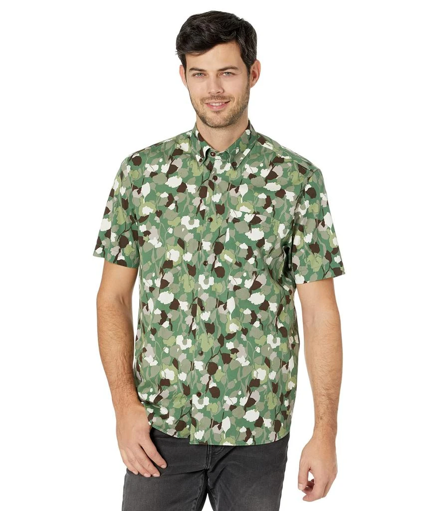 商品Ted Baker London|Hoplar Short Sleeve Abstract Floral Print Shirt,价格¥854,第1张图片