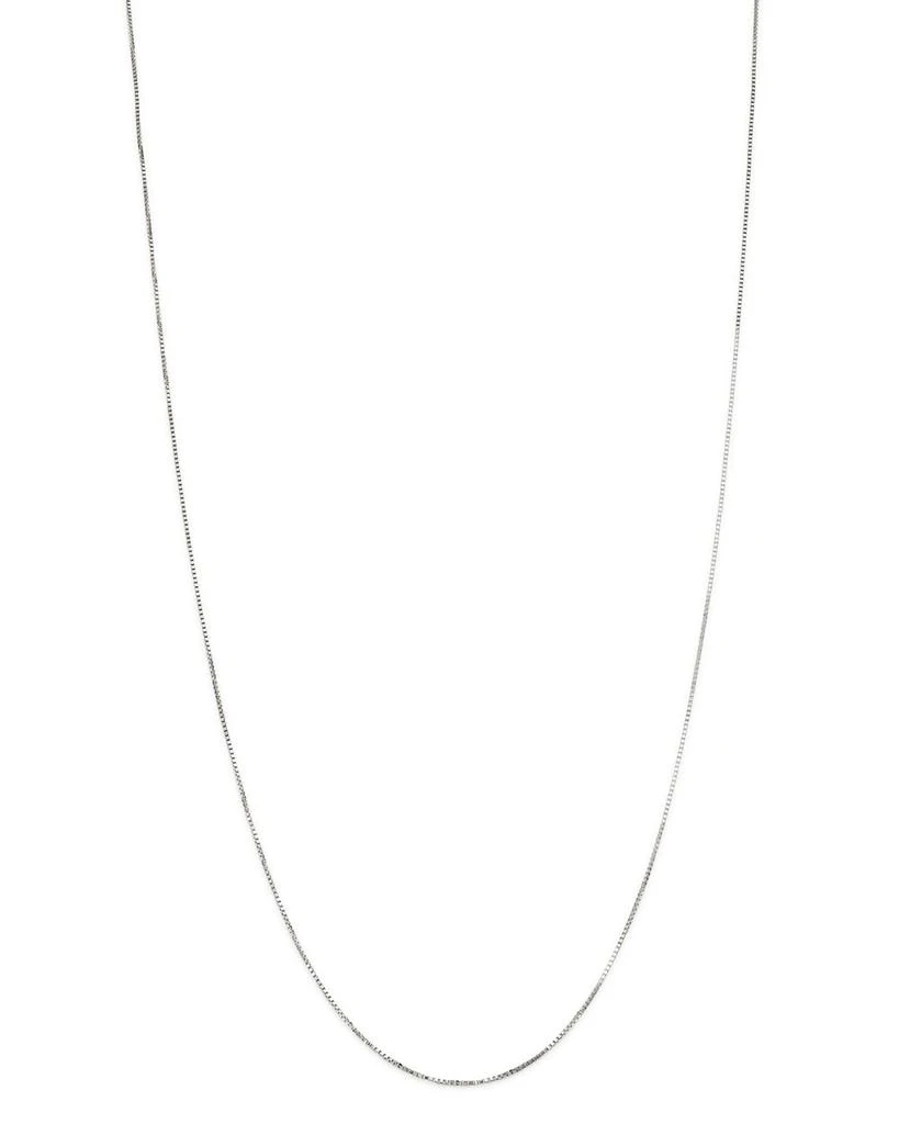 商品Bloomingdale's Fine Collection|Box Link Chain Necklace in 14K White Gold, 0.75m ,价格¥2804,第1张图片详细描述