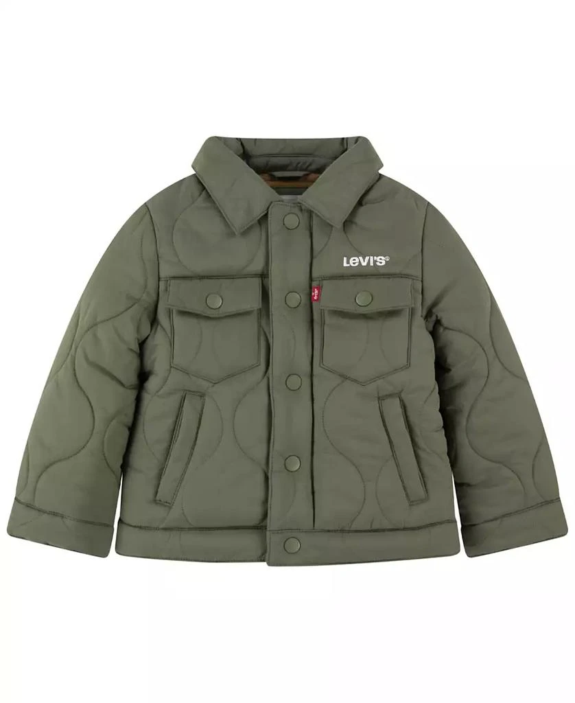 商品Levi's|Toddler & Little Boys Quilted Trucker Jacket,价格¥535,第1张图片