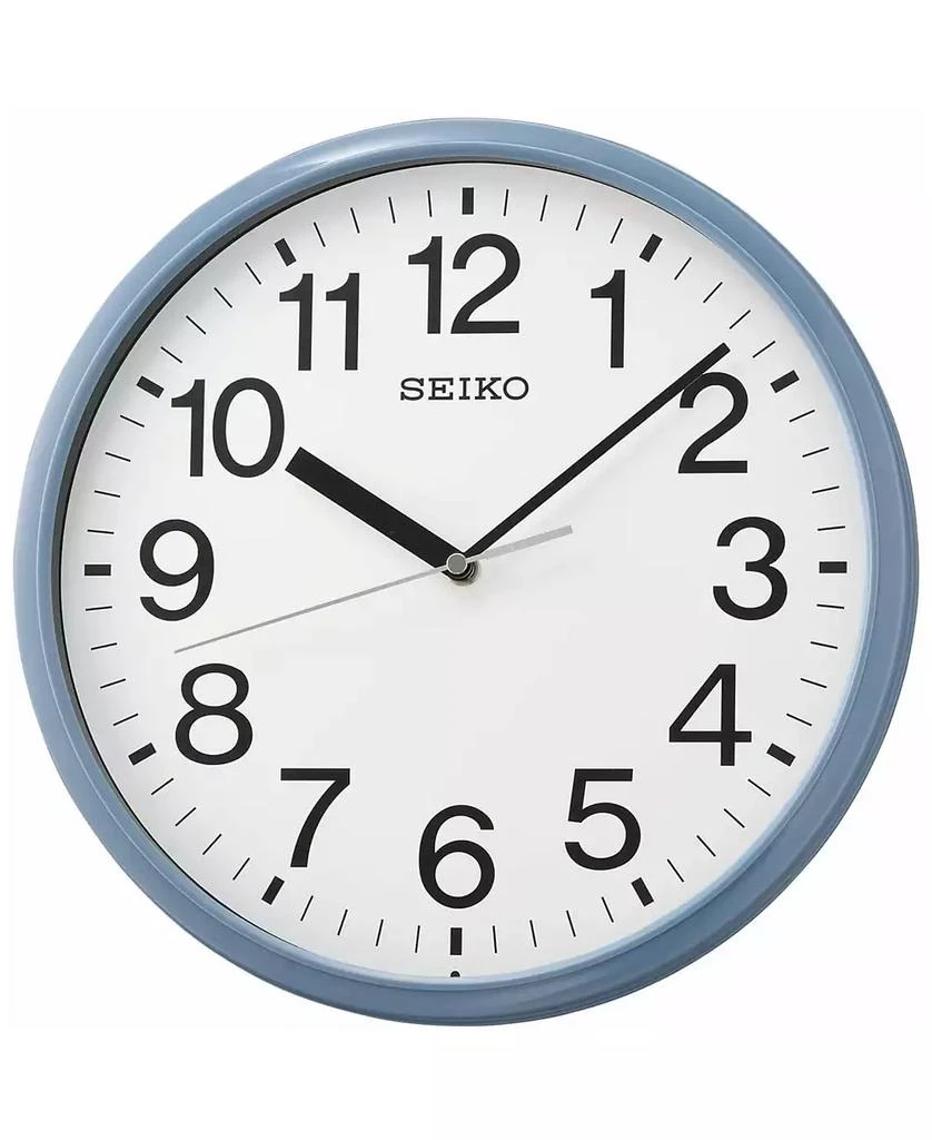 商品Seiko|Classic Light Blue Office Clock,价格¥241,第2张图片详细描述