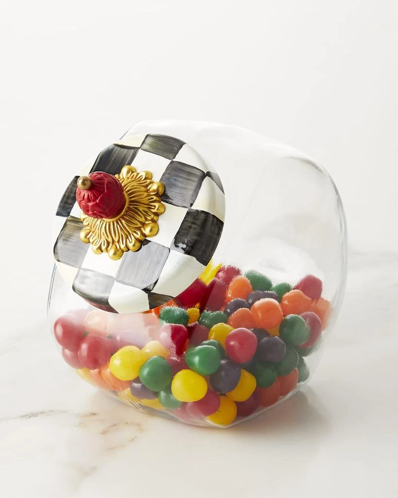 商品MacKenzie-Childs|Sweets Jar with Courtly Check Lid,价格¥458,第1张图片