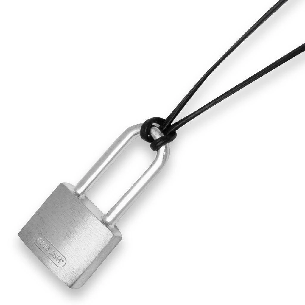 商品Ambush|Small Padlock Necklace - Silver,价格¥1798,第2张图片详细描述