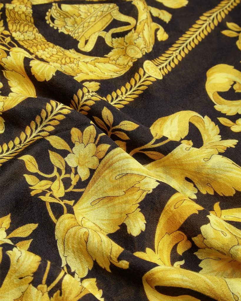 商品Versace|Barocco-Print Cashmere-Blend Scarf,价格¥5737,第4张图片详细描述