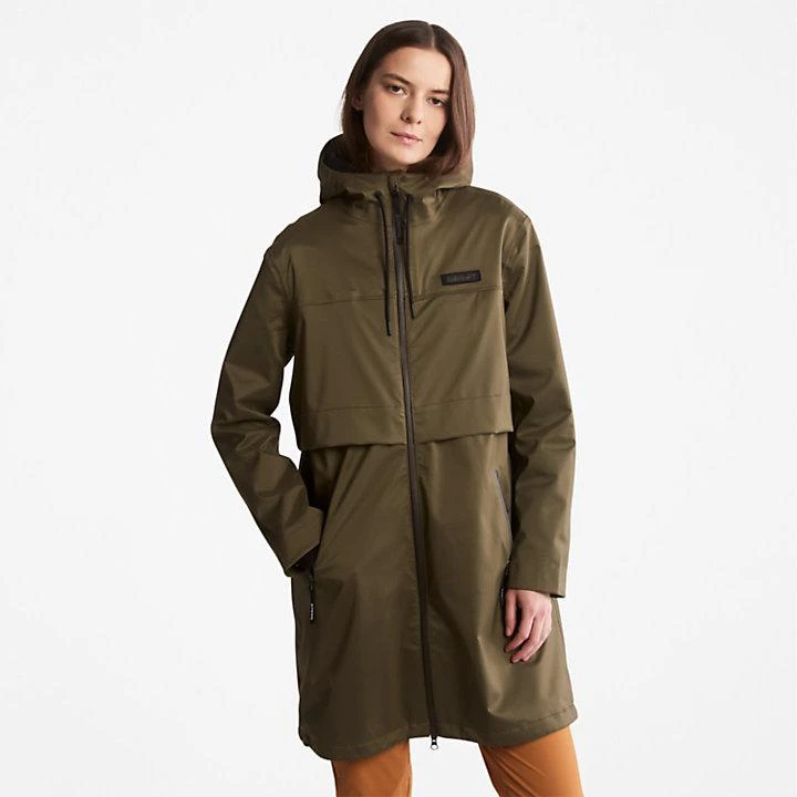 商品Timberland|Waterproof Mid-length Parka for Women in Dark Green,价格¥1156,第1张图片