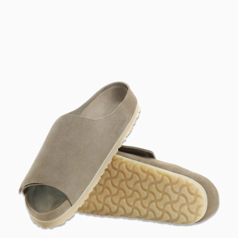 The Los Feliz taupe suede slide 商品