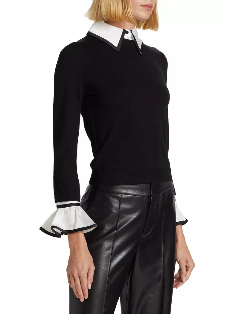 商品Alice + Olivia|Justina Combination Wool Sweater,价格¥3282,第4张图片详细描述