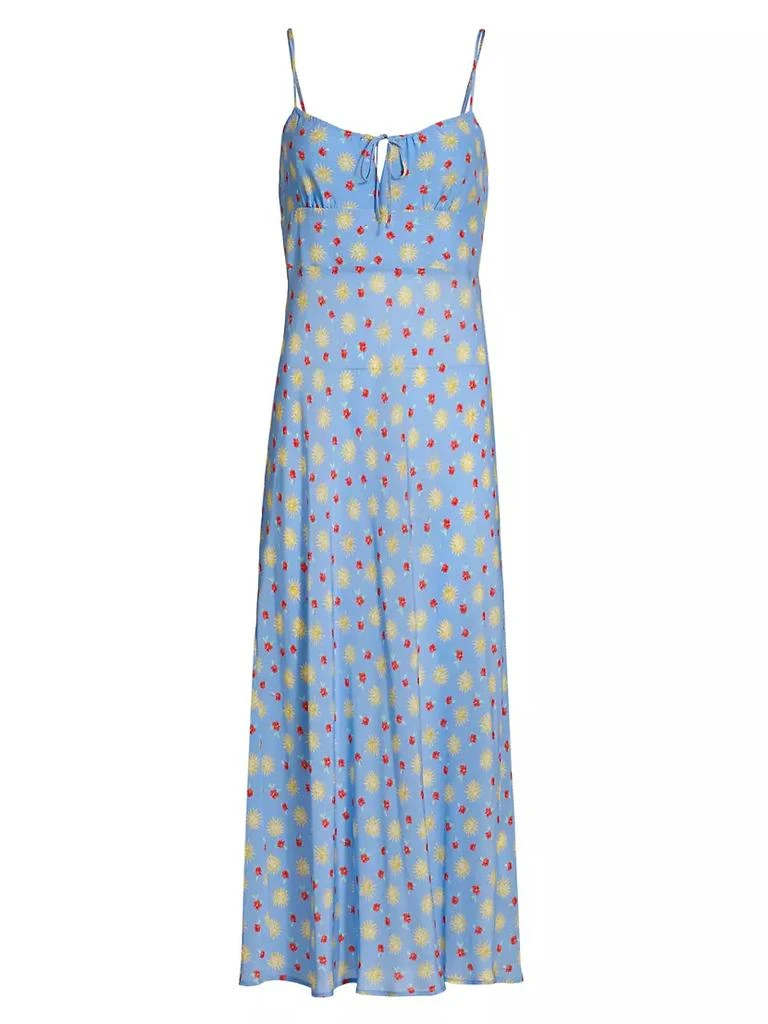商品Rixo|Lanie Sleeveless Floral Midi-Dress,价格¥986,第1张图片