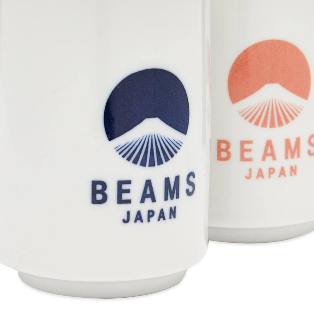 商品BEAMS JAPAN|BEAMS JAPAN Logo Ceramic Cup - Set of 2,价格¥392,第2张图片详细描述