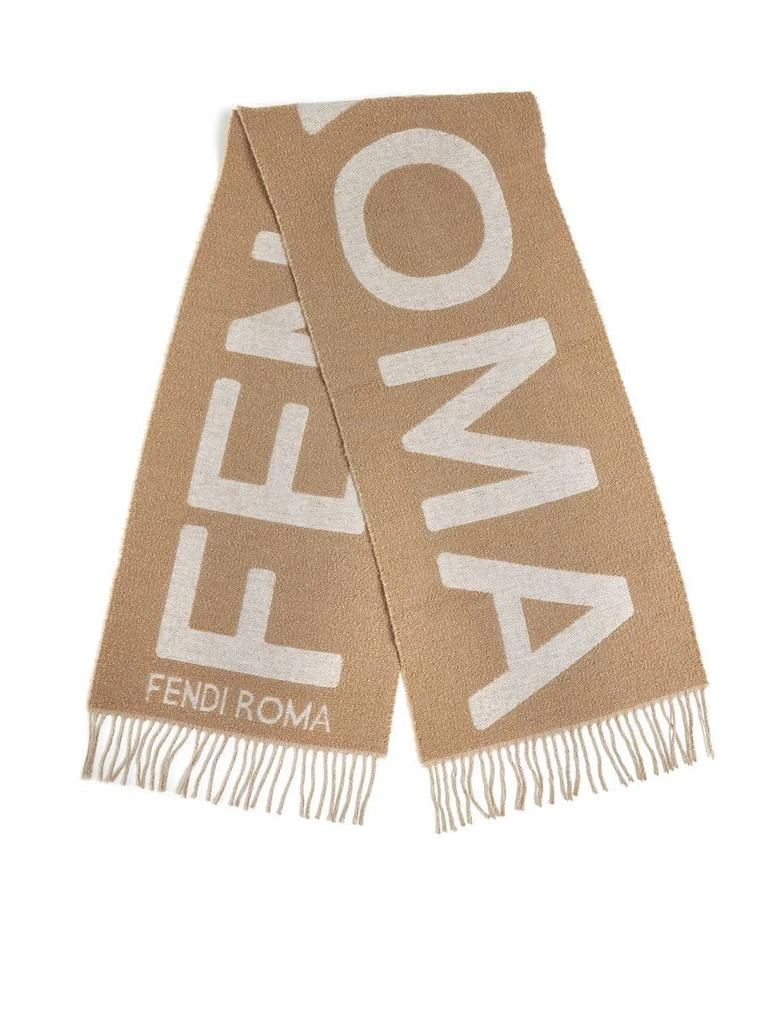 商品Fendi|Fendi Scarves & Wraps in Miele Scuo,价格¥4101,第2张图片详细描述