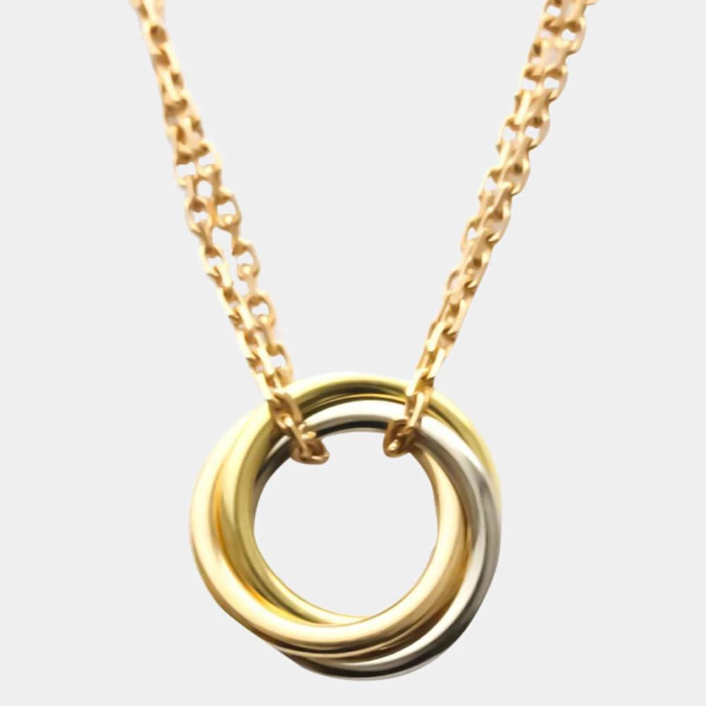 商品[二手商品] Cartier|Cartier Trinity De Cartier 18K Yellow Rose White Gold Necklace,价格¥8924,第1张图片
