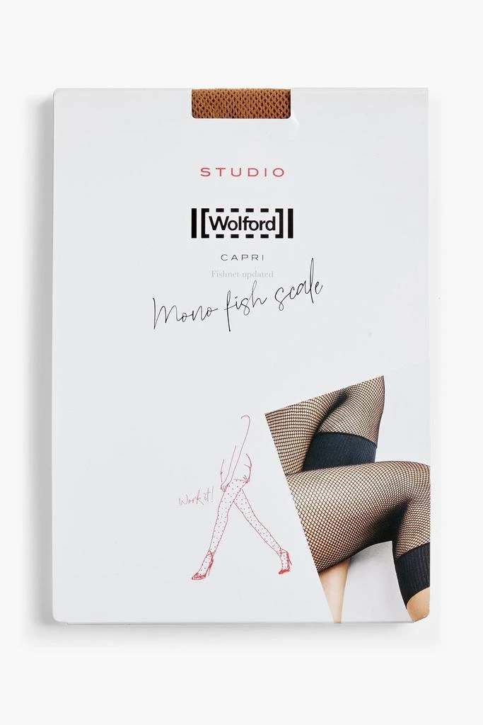 商品Wolford|Mono Fish Scale fishnet tights,价格¥104,第3张图片详细描述