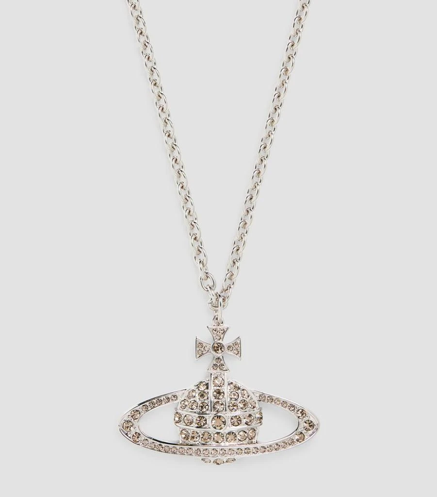 商品Vivienne Westwood|Crystal-Embellished Bas Relief Pendant Necklace,价格¥1378,第2张图片详细描述