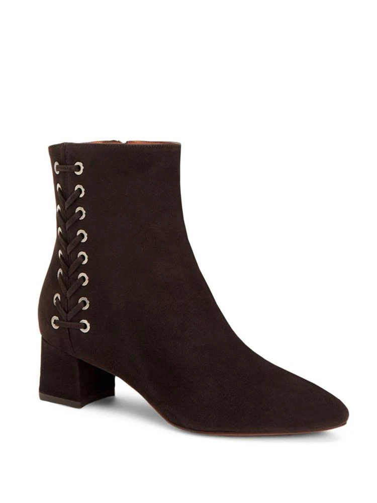 商品Aquatalia|Polina Lace-Up Suede Booties,价格¥1785,第1张图片