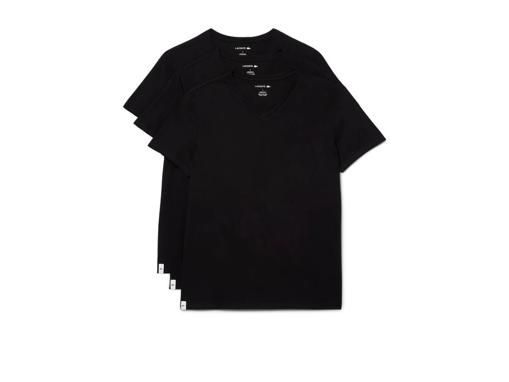 商品Lacoste|3-Pack V-Neck Regular Fit Essential T-Shirt,价格¥258,第1张图片