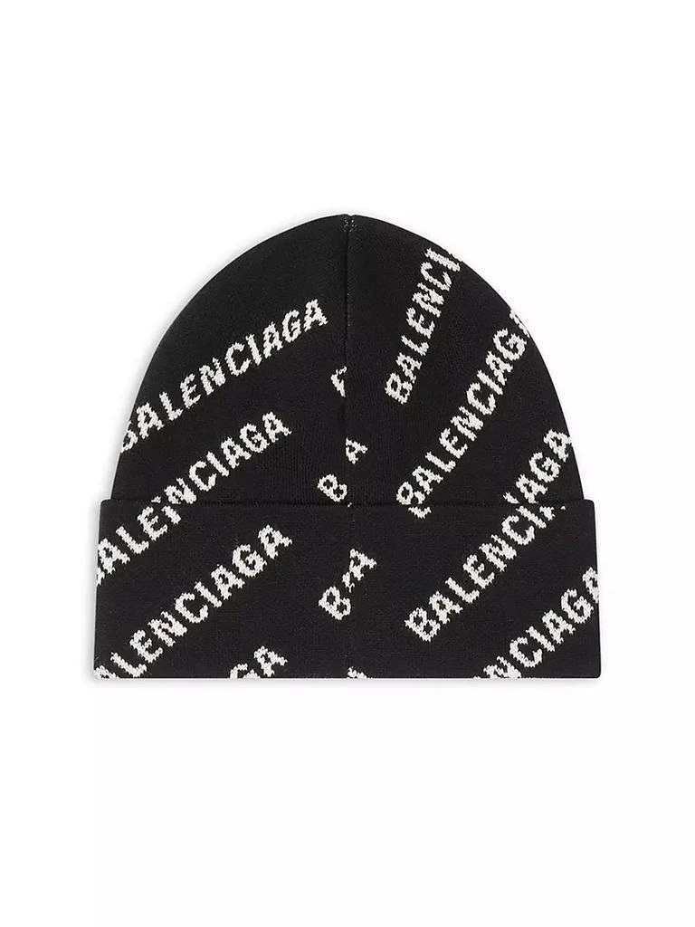 商品Balenciaga|Mini Allover Logo Beanie,价格¥3192,第2张图片详细描述