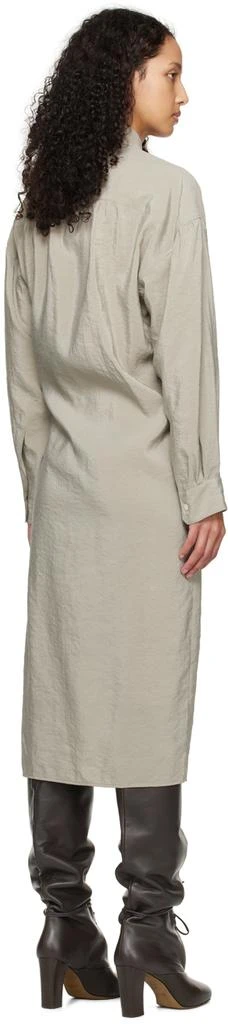 商品Lemaire|Gray Twisted Midi Dress,价格¥9015,第3张图片详细描述