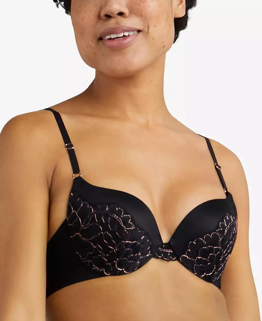商品Maidenform|Maidenform Love the Lift Cross Dye All Over Lace Push-Up Plunge Bra 9900 上提聚拢文胸,价格¥158,第1张图片