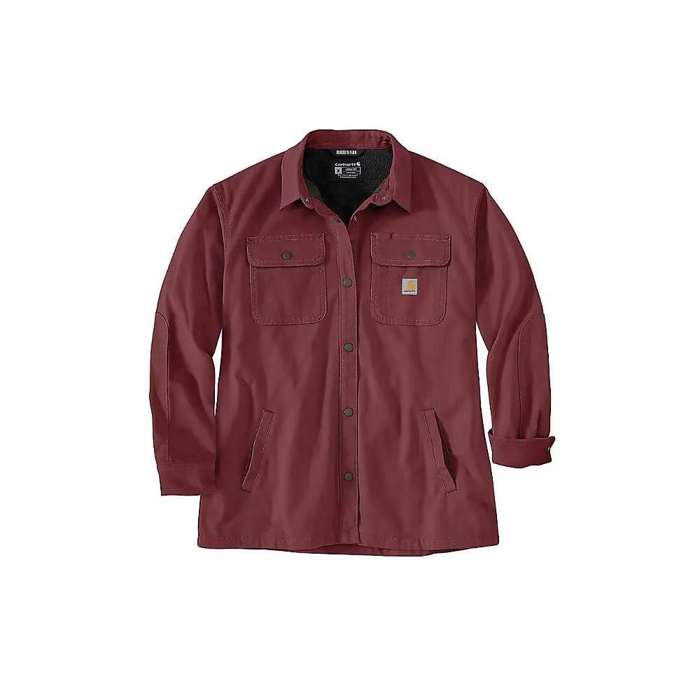 商品Carhartt|Carhartt Women's Rugged Flex Loose Fit Canvas Fleece Lined Shirt Jacket,价格¥396,第4张图片详细描述