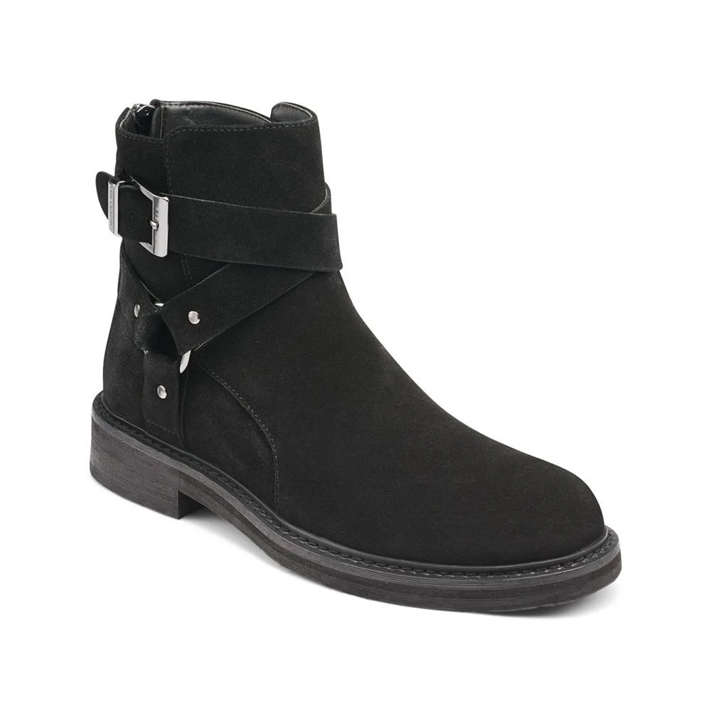 商品Karl Lagerfeld Paris|Karl Lagerfeld Men's Suede Harness Tire Tread Sole Boot,价格¥1859,第1张图片