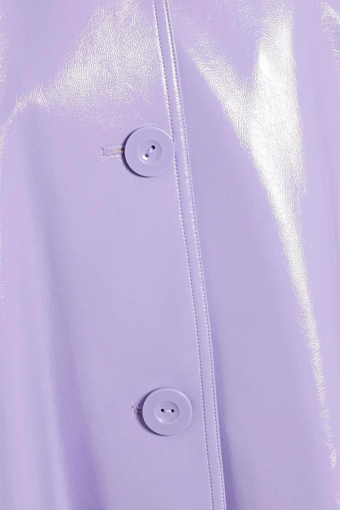 商品STAND STUDIO|Kali faux patent-leather coat,价格¥925,第4张图片详细描述