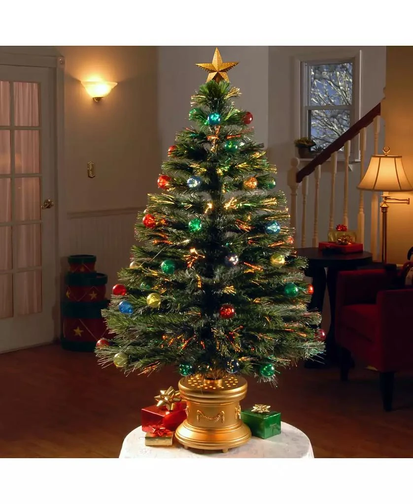 商品National Tree Company|National Tree 48" Fiber Optic Fireworks Tree with Ball Ornaments,价格¥1032,第2张图片详细描述