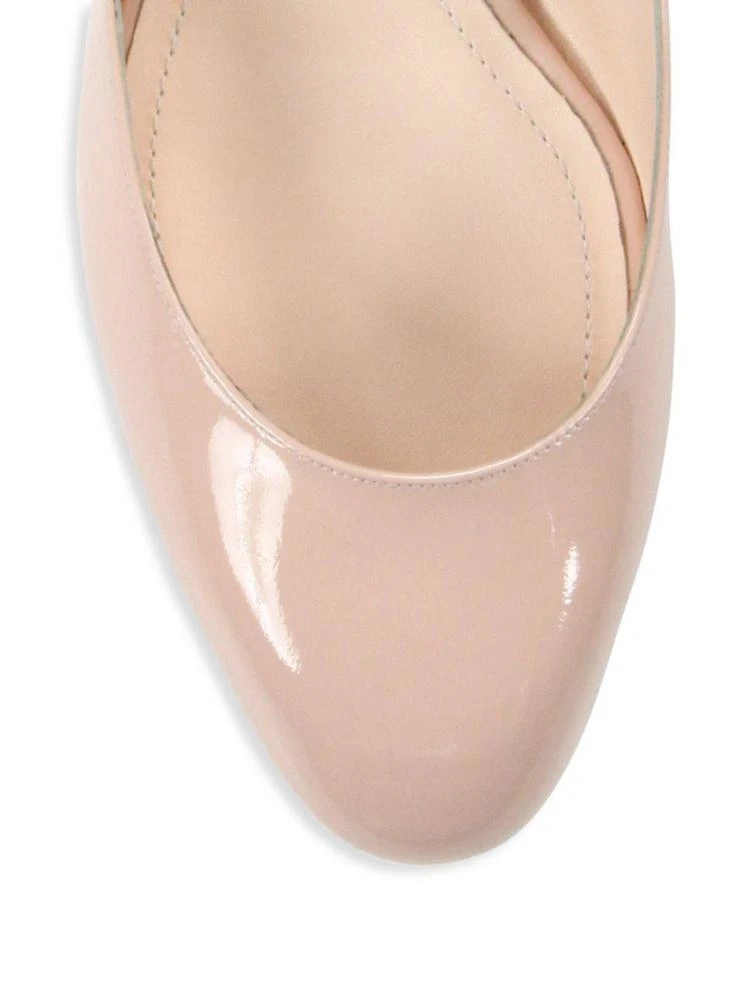 商品Nicholas Kirkwood|Lola Pearl Patent Leather Ankle Strap Ballet Flats,价格¥2173,第3张图片详细描述