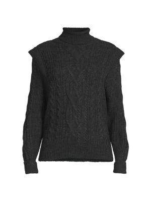 商品360 Sweater|Cable Knit Wool & Alpaca-Blend Sweater,价格¥600,第3张图片详细描述