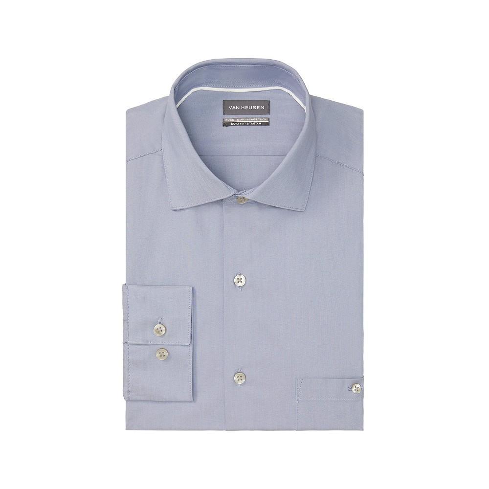 商品Van Heusen|Men's Even Temperature Never Tuck Slim Fit Dress Shirt,价格¥203,第5张图片详细描述