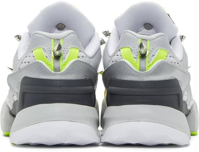 商品Vetements|Grey & Yellow Reebok Edition Spike Runner 400 Sneakers,价格¥2350,第4张图片详细描述
