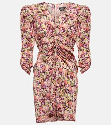 商品Isabel Marant|Celina floral silk-blend minidress,价格¥6160,第1张图片