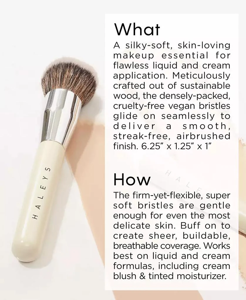 商品HALEYS Beauty|Brilliant Kabuki Brush,价格¥135,第2张图片详细描述