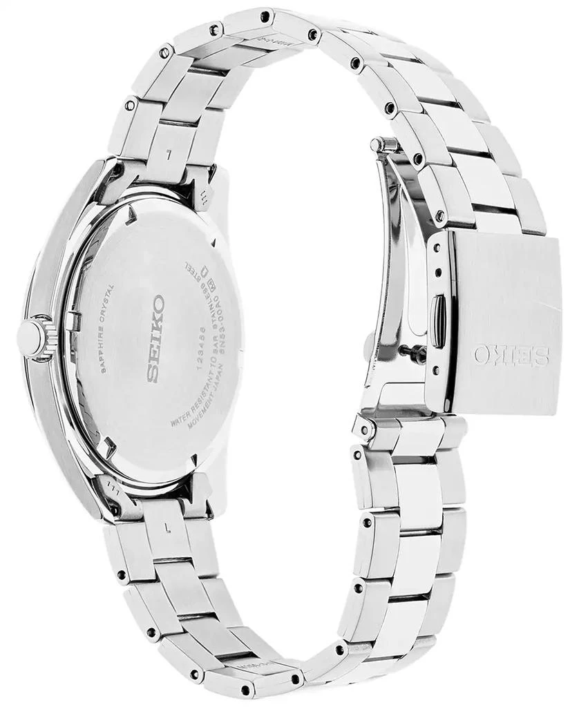 商品Seiko|Men's Essential Stainless Steel Bracelet Watch 40.2mm,价格¥1454,第3张图片详细描述