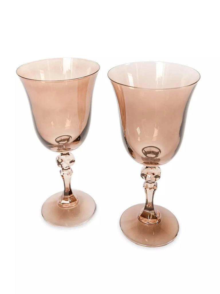 商品Estelle Colored Glass|Tinted Regal Goblets 2-Piece Set,价格¥749,第2张图片详细描述