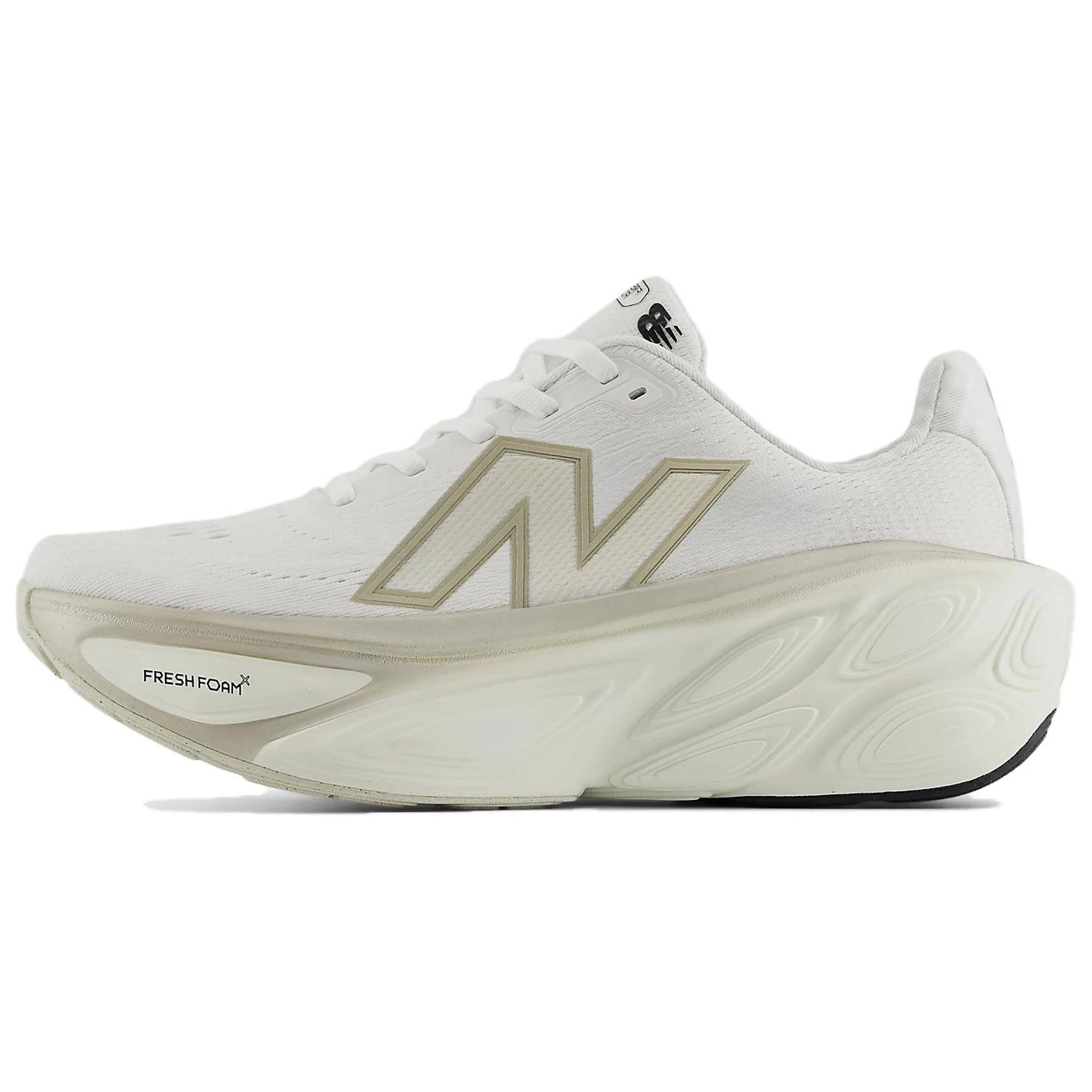 商品[国内直发] New Balance|NB Fresh Foam X More v5 柔软舒适防滑耐磨 低帮跑步鞋 女款 白色,价格¥978,第1张图片