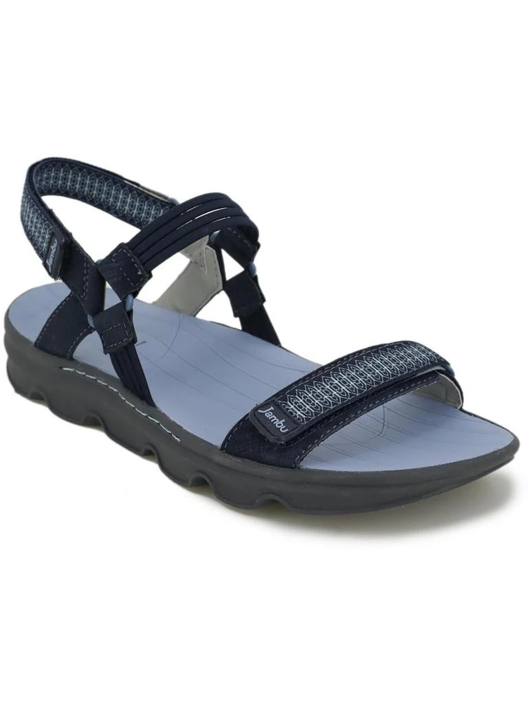 商品Jambu|Seaside Water Ready Womens Ankle Strap Slingback Wedge Sandals,价格¥334,第4张图片详细描述