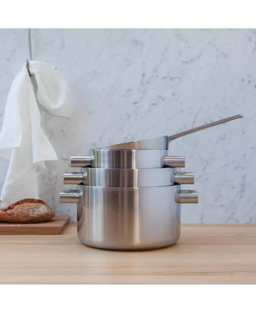 商品BergHOFF|Ron 7" 18/10 Stainless Steel 5-Ply Conical Sauce Pan,价格¥1037,第4张图片详细描述