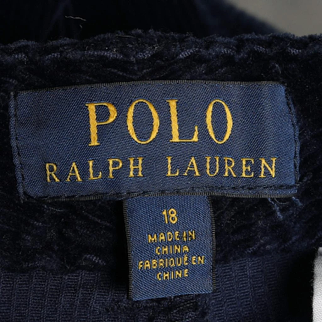 商品[二手商品] Ralph Lauren|Polo Ralph Lauren Navy Blue Corduroy Straight Fit Trousers XL,价格¥810,第4张图片详细描述