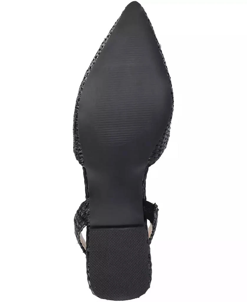 商品Journee Collection|Women's Hannae Embellished Slingback Flats,价格¥378,第5张图片详细描述