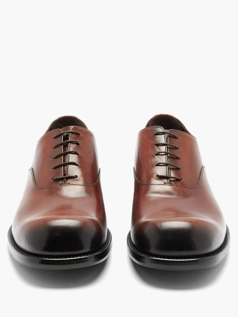 商品Prada|Cadett leather Derby shoes,价格¥3515,第5张图片详细描述