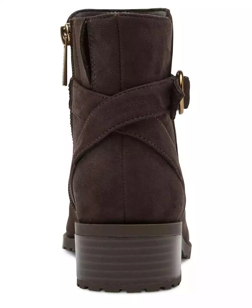 商品Anne Klein|Women's Charlton Buckle Detail Casual Booties,价格¥192,第3张图片详细描述
