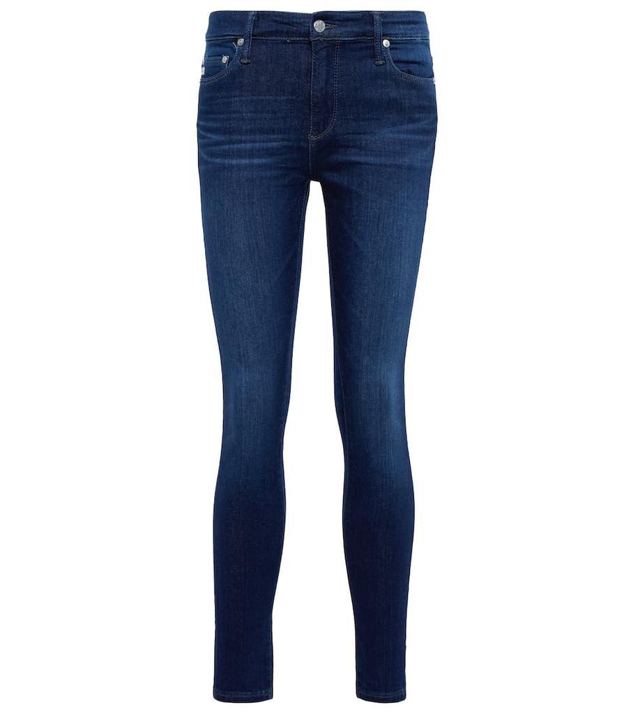 商品AG Jeans|Farrah高腰紧身九分牛仔裤,价格¥1271,第1张图片