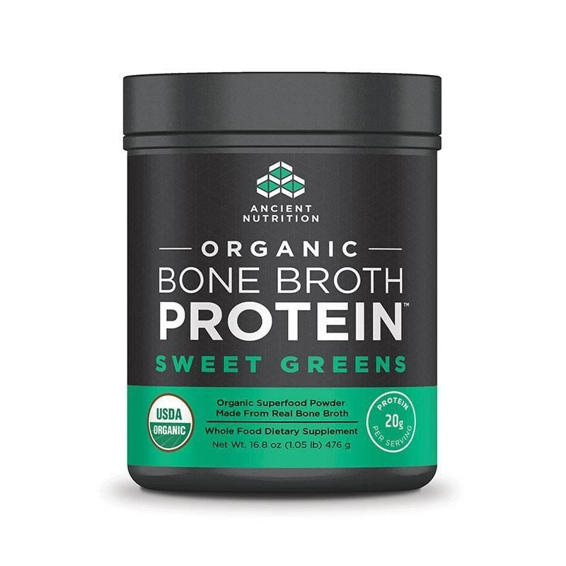 商品Ancient Nutrition|有机骨汤蛋白粉 - 绿色果蔬味,价格¥327,第1张图片