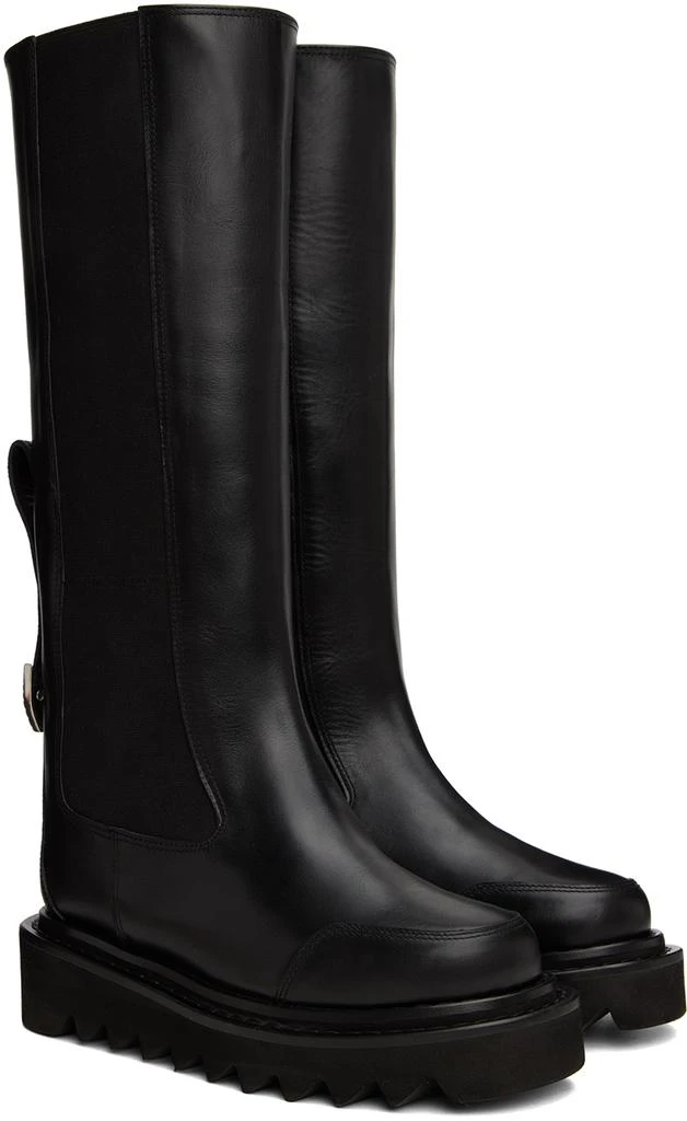 商品Toga Pulla|Black Platform Tall Boots,价格¥995,第4张图片详细描述