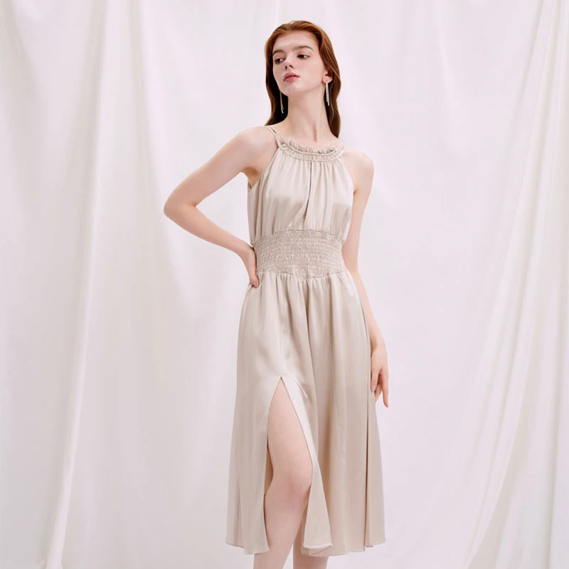 商品[国内直发] Petite Studio NYC|Jodie连衣裙-香槟色  | Jodie Dress - Champagne ,价格¥420,第1张图片