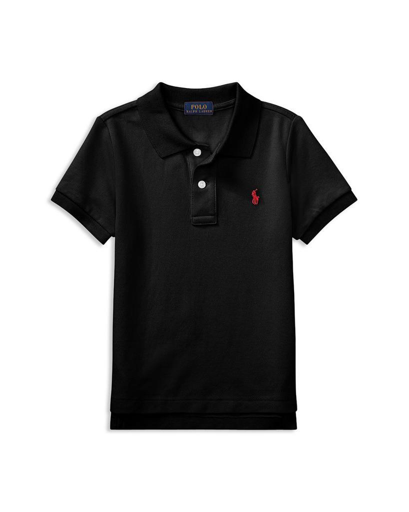 商品Ralph Lauren|Boys' Cotton Mesh Polo Shirt - Little Kid, Big Kid,价格¥331,第3张图片详细描述