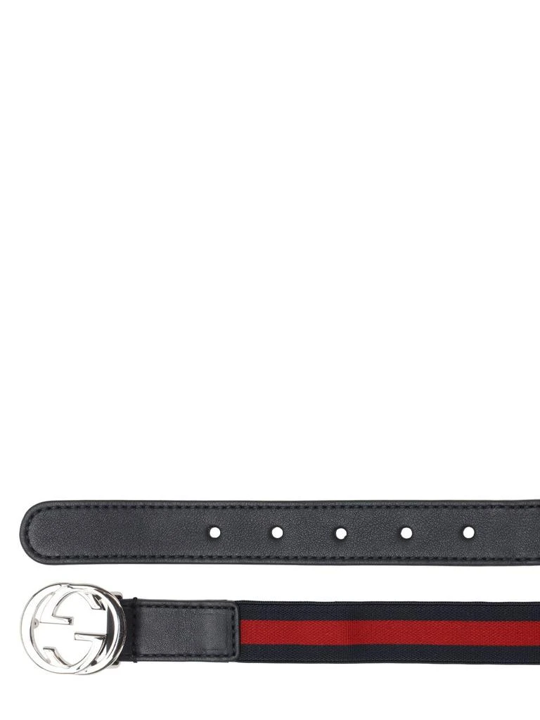 商品Gucci|Elastic Belt W/ Web Details,价格¥1728,第1张图片详细描述