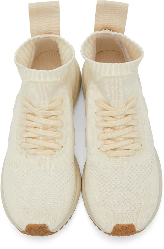 商品Rick Owens|White Veja Edition Sock Runner Sneakers,价格¥2237,第5张图片详细描述