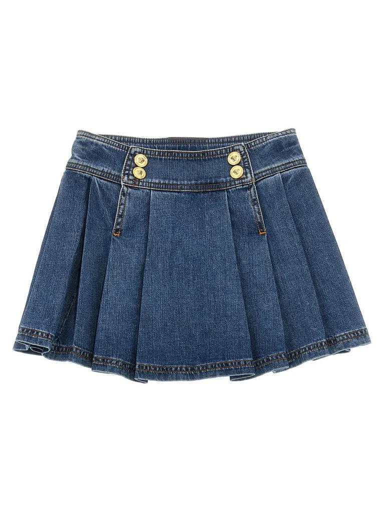 商品Versace|Versace Kids 'Medusa' Denim Skirt,价格¥2618,第1张图片